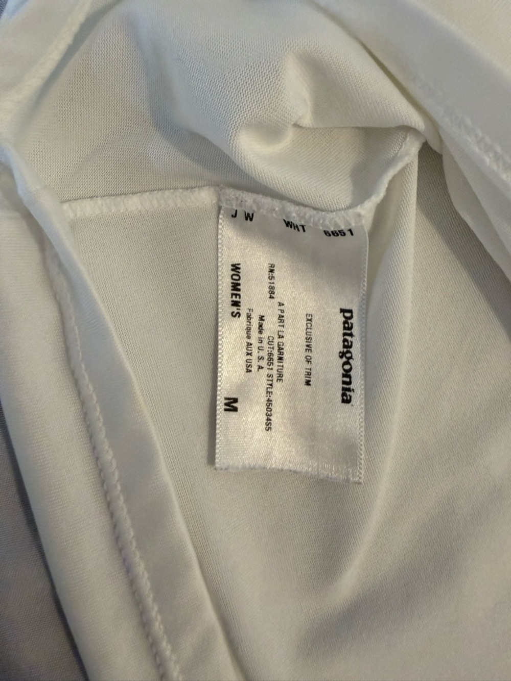 Patagonia Women Capilene Athletic Crew Neck Short Sleeve Tee White Size Medium - Picture 13 of 16